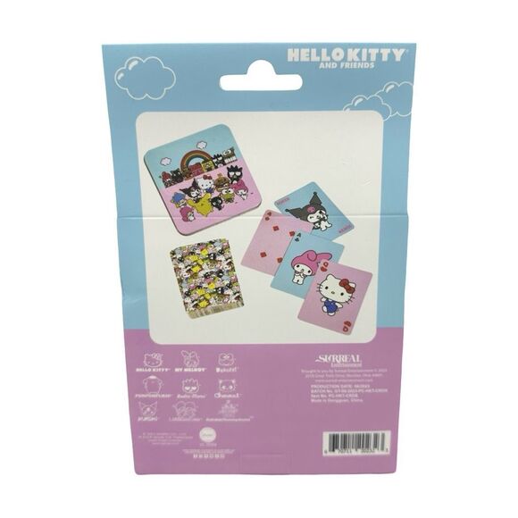 Surreal Entertainment Hello Kitty & Friends 52 Playing Cards / 2 Joker Cards - Picture 2 of 2